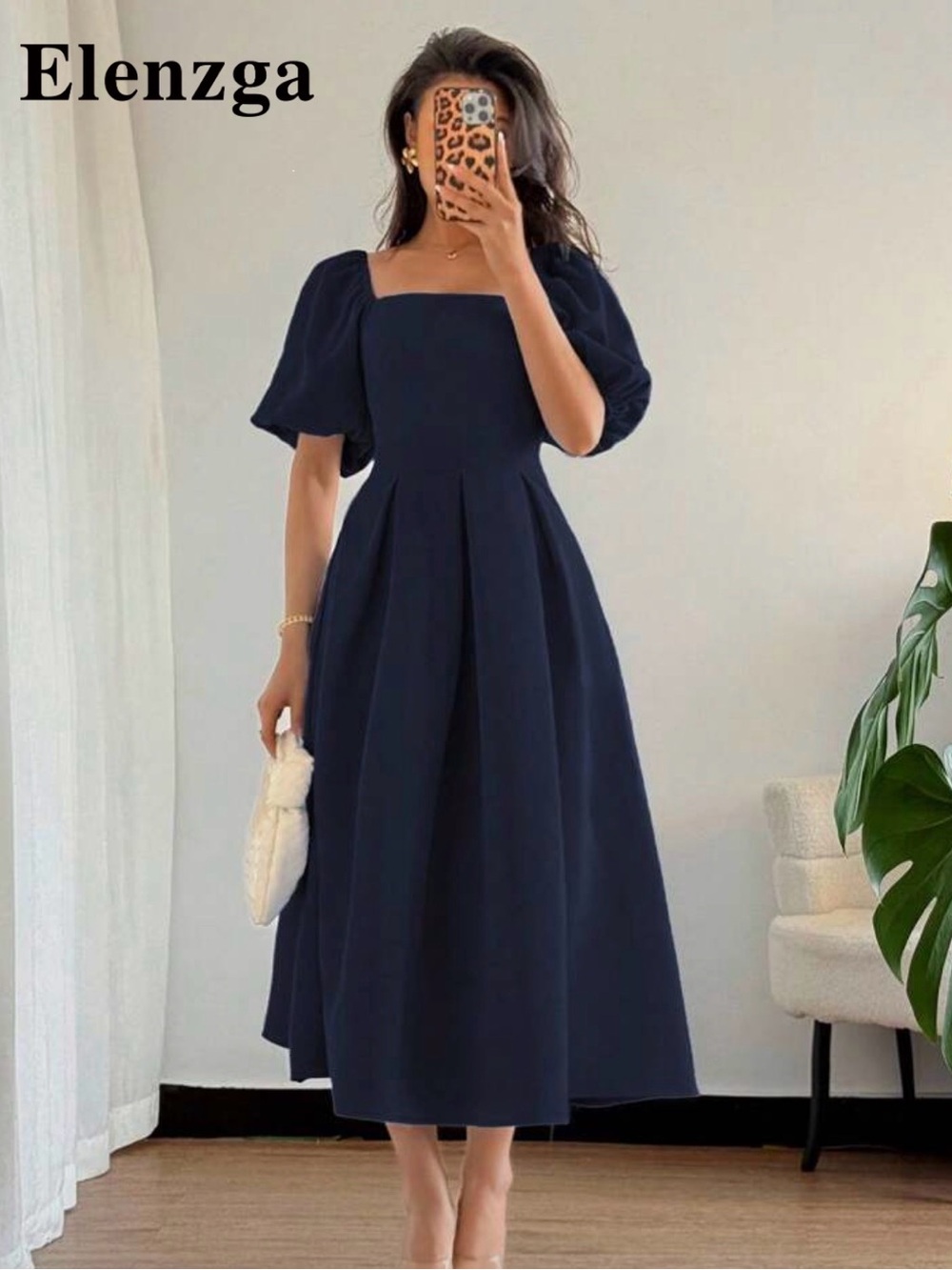 Navy Blue Shein Dress